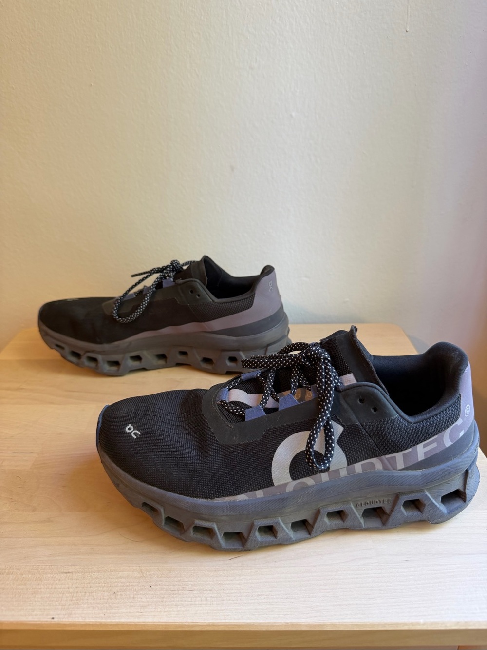 On Running Cloudmonster Running Shoes — Purple/Grey - Picture 6 of 7